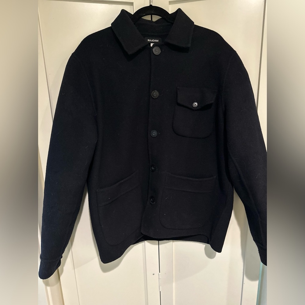 Naadam Wool/Cashmere Field Shirt Jacket
